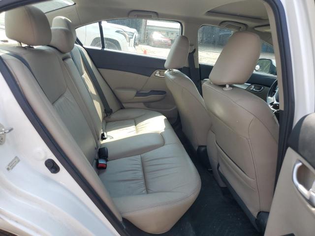 19XFB2F97DE017669 - 2013 HONDA CIVIC EXL თეთრი ფოტო 10