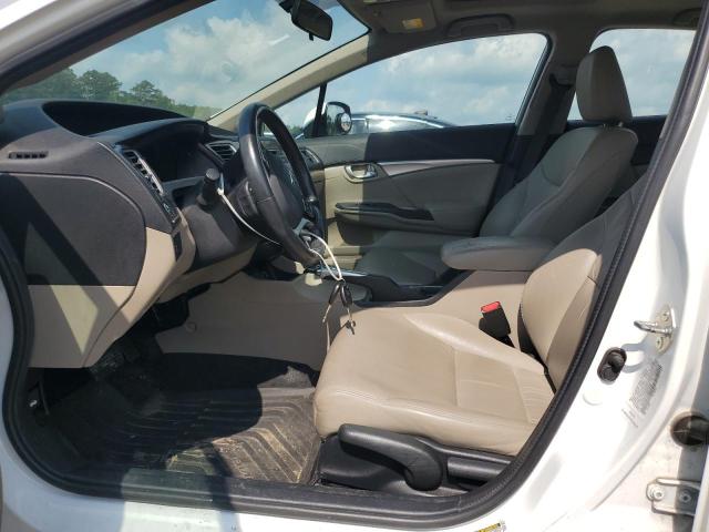 19XFB2F97DE017669 - 2013 HONDA CIVIC EXL თეთრი ფოტო 7