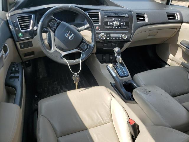 19XFB2F97DE017669 - 2013 HONDA CIVIC EXL თეთრი ფოტო 8