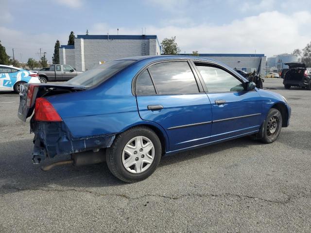 2HGES163X5H552651 - 2005 HONDA CIVIC DX VP Կապույտ լուսանկար 3