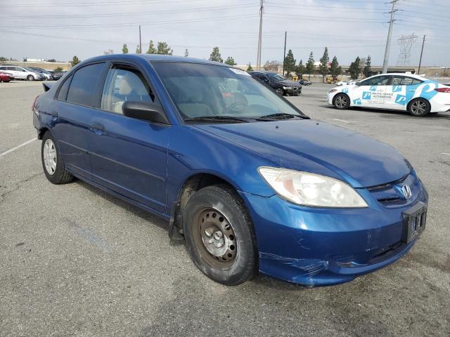 2HGES163X5H552651 - 2005 HONDA CIVIC DX VP Կապույտ լուսանկար 4