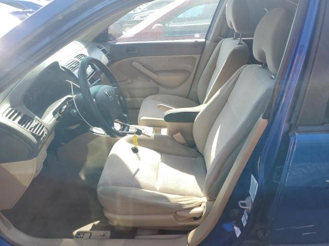 2HGES163X5H552651 - 2005 HONDA CIVIC DX VP Կապույտ լուսանկար 7