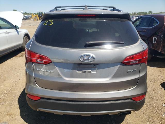 5XYZU3LB6EG223557 - 2014 HYUNDAI SANTA FE S GRAY photo 6