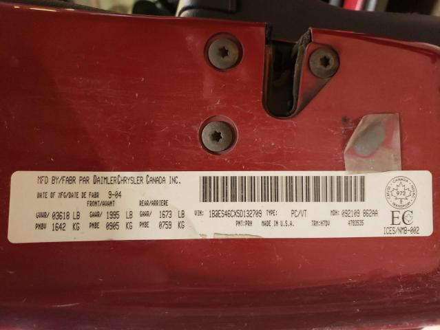 1B3ES46CX5D132709 - 2005 DODGE NEON SX 2.0 RED photo 12