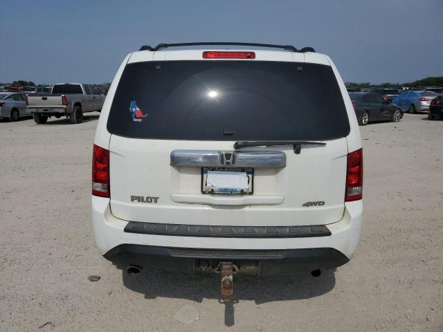 5FNYF4H57FB016425 - 2015 HONDA PILOT EXL WHITE photo 6