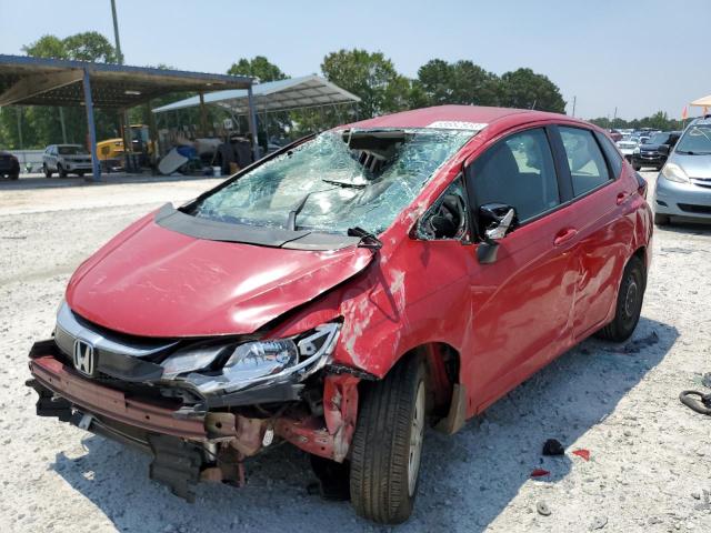 3HGGK5H43KM707169 - 2019 HONDA FIT LX RED photo 1