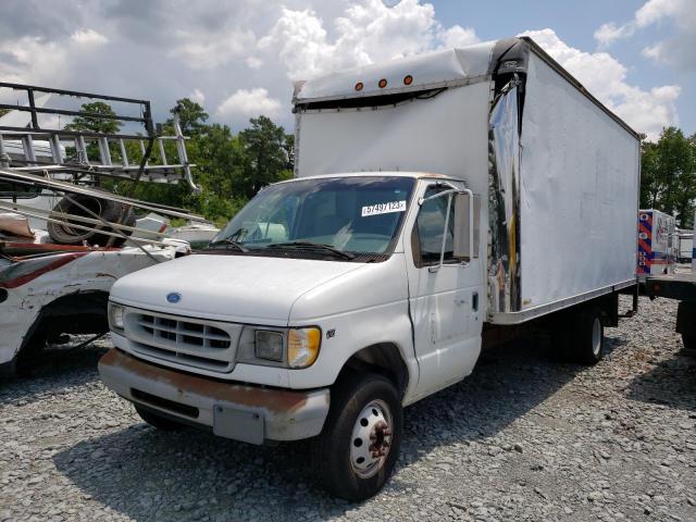 1FDKE30S2VHB53447 - 1997 FORD ECONOLINE E350 CUTAWAY VAN WHITE photo 1