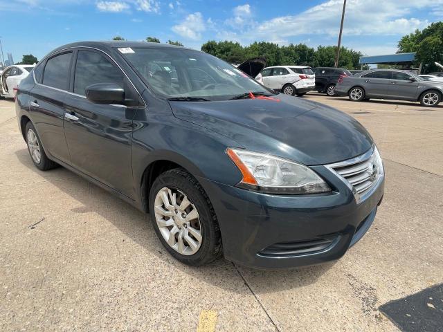 3N1AB7AP0DL771718 - 2013 NISSAN SENTRA S 蓝色 照片 1