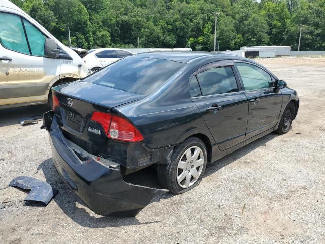 1HGFA16507L134999 - 2007 HONDA CIVIC LX BLACK photo 3