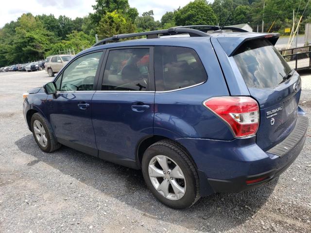 JF2SJAPC0EH542513 - 2014 SUBARU FORESTER 2.5I TOURING BLUE photo 2