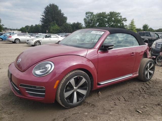 3VW517ATXHM800587 - 2017 VOLKSWAGEN BEETLE S/SE RED photo 1