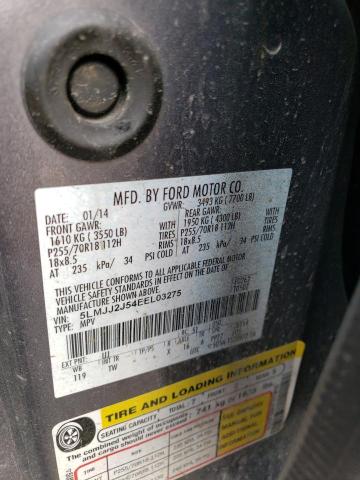 5LMJJ2J54EEL03275 - 2014 LINCOLN NAVIGATOR Grau Foto 13