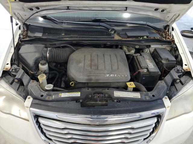 2C4RC1CG3CR118938 - 2012 CHRYSLER TOWN & COU TOURING L WHITE photo 12