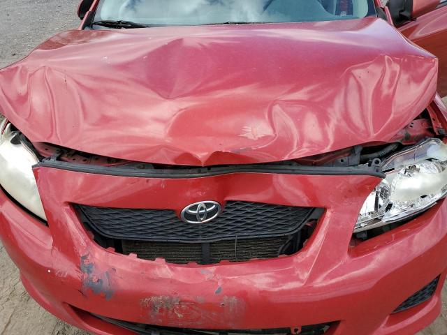 2T1BU40E49C126395 - 2009 TOYOTA COROLLA BASE RED photo 11