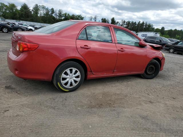 2T1BU40E49C126395 - 2009 TOYOTA COROLLA BASE RED photo 3