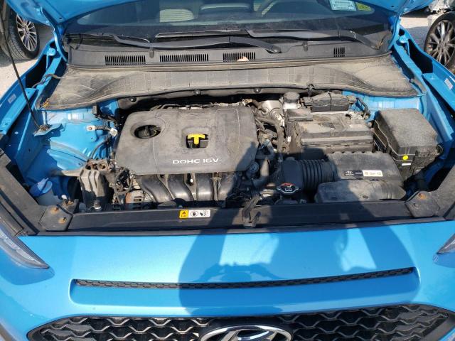 KM8K1CAA2KU302539 - 2019 HYUNDAI KONA SE BLUE photo 12