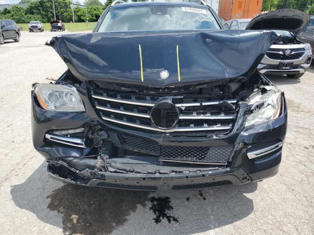 4JGDA5HBXCA059536 - 2012 MERCEDES-BENZ ML 350 4MATIC BLACK photo 12