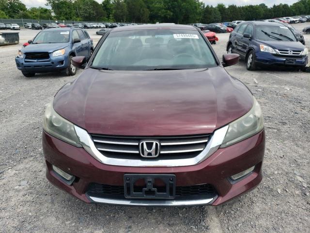 1HGCR2F58DA098522 - 2013 HONDA ACCORD SPORT MAROON photo 5