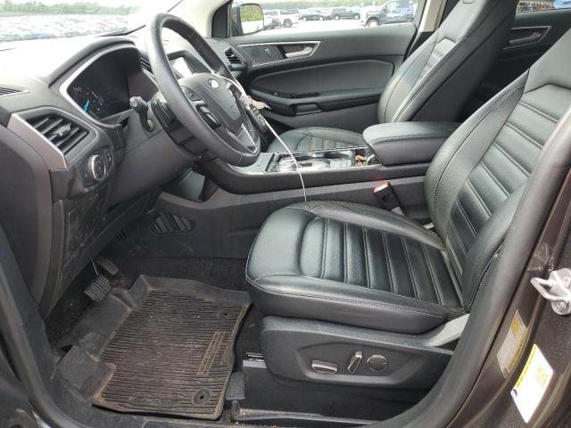 2FMPK4J94KBC42400 - 2019 FORD EDGE SEL GRAY photo 7