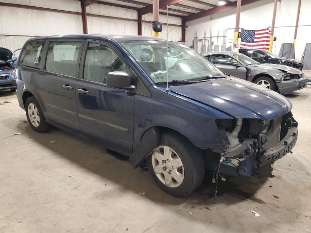 2C4RDGBG2DR587411 - 2013 DODGE GRAND CARA SE BLUE photo 4