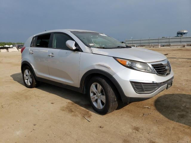 KNDPB3A25D7354443 - 2013 KIA SPORTAGE BASE SILVER photo 4