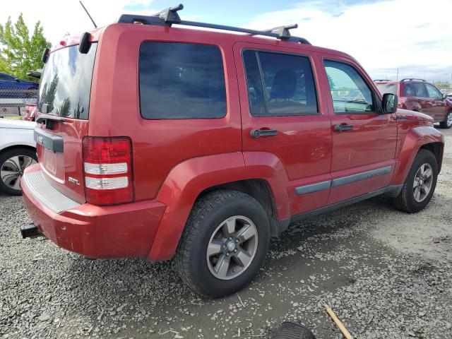 1J8GN28K48W133248 - 2008 JEEP LIBERTY SPORT RED photo 3