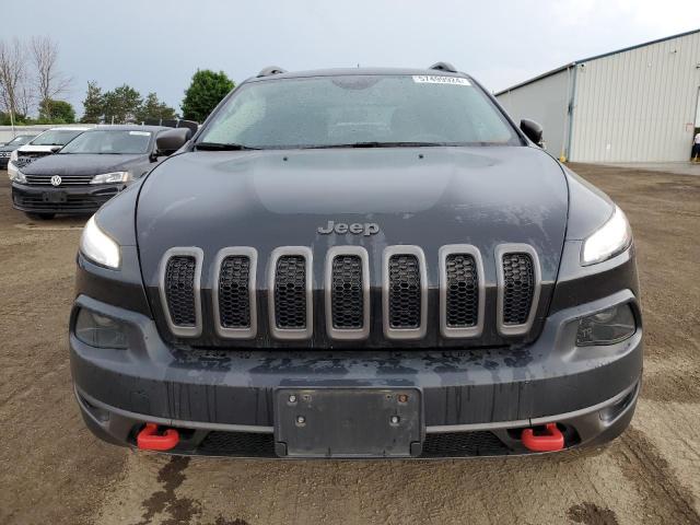 1C4PJMBS3GW201853 - 2016 JEEP CHEROKEE TRAILHAWK BLACK photo 5