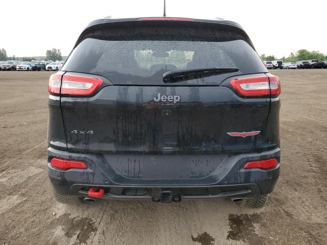 1C4PJMBS3GW201853 - 2016 JEEP CHEROKEE TRAILHAWK BLACK photo 6