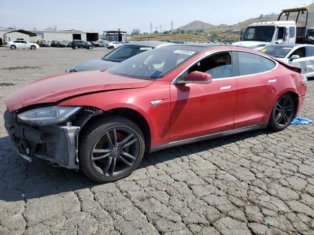 5YJSA1AGXDFP08917 - 2013 TESLA MODEL S Qırmızı foto 1