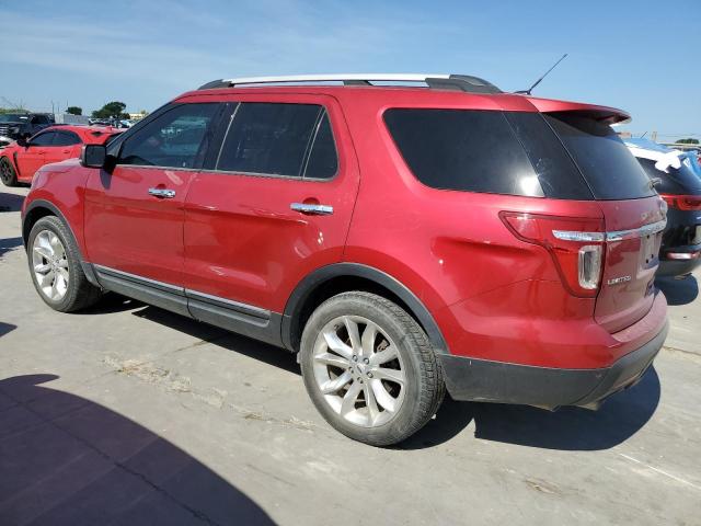 1FMHK7F88CGA40725 - 2012 FORD EXPLORER LIMITED RED photo 2