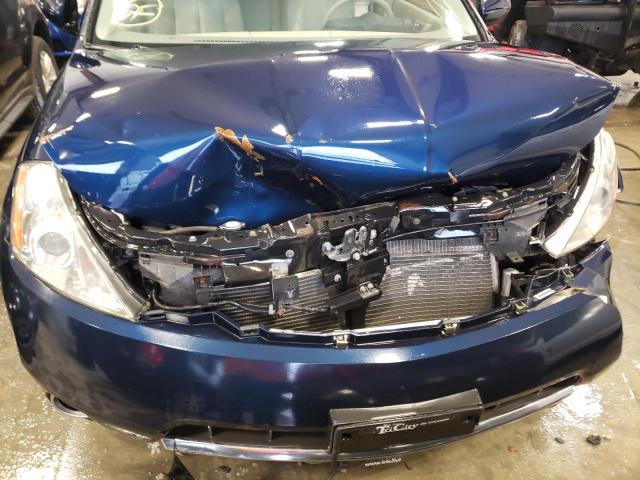 JN8AZ08W97W641887 - 2007 NISSAN MURANO SL BLUE photo 9