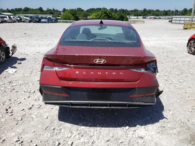 KMHLS4DG6RU753054 - 2024 HYUNDAI ELANTRA SEL MAROON photo 6