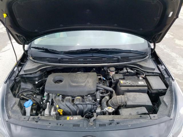 3KPA24AB0KE214471 - 2019 KIA RIO S BLACK photo 7