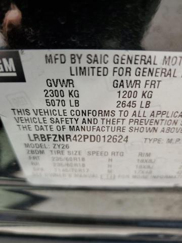 LRBFZNR42PD012624 - 2023 BUICK ENVISION ESSENCE Սև լուսանկար 13