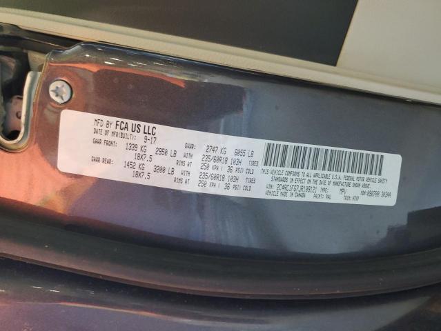 2C4RC1FG7JR109121 - 2018 CHRYSLER PACIFICA TOURING PLUS Boz foto 13