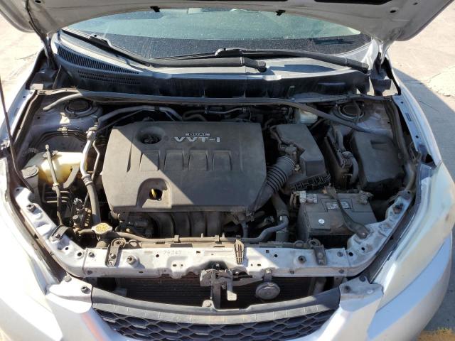 2T1KU4EE4AC308238 - 2010 TOYOTA COROLLA MA SILVER photo 11