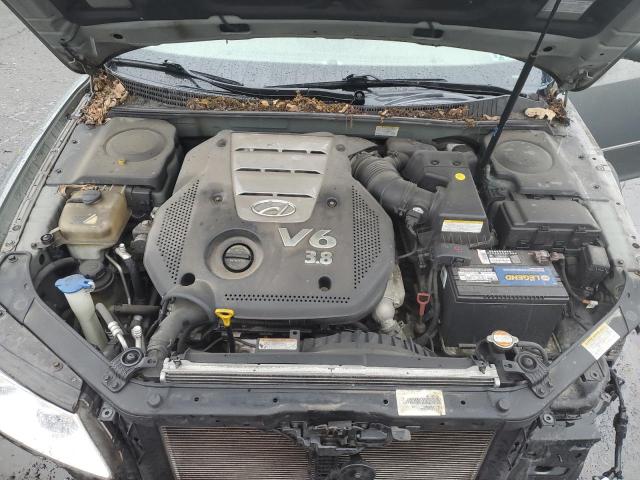 KMHFC46F87A167288 - 2007 HYUNDAI AZERA SE GRAY photo 11