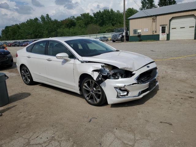 3FA6P0K97LR266000 - 2020 FORD FUSION TITANIUM WHITE photo 4