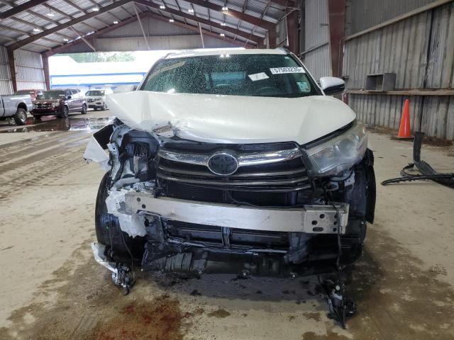 5TDKKRFH0GS505662 - 2016 TOYOTA HIGHLANDER XLE WHITE photo 5