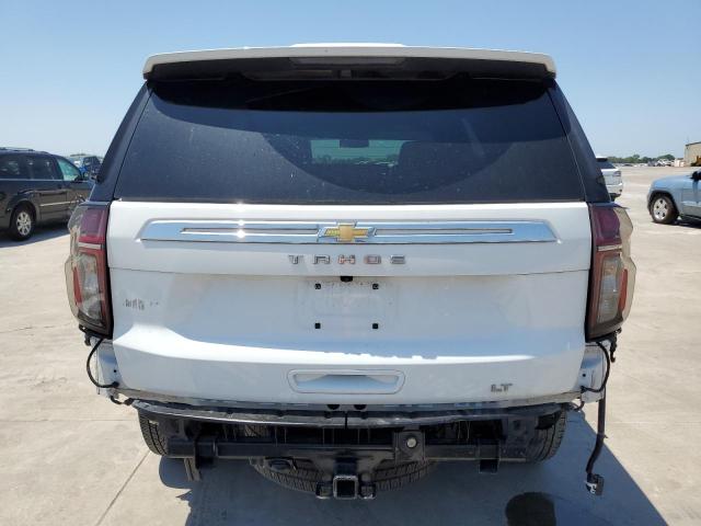 1GNSCNKD9NR362058 - 2022 CHEVROLET TAHOE C1500 LT WHITE photo 6