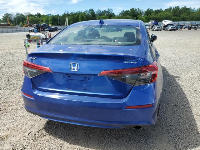 2HGFE2F55NH556528 - 2022 HONDA CIVIC SPORT 蓝色 照片 6