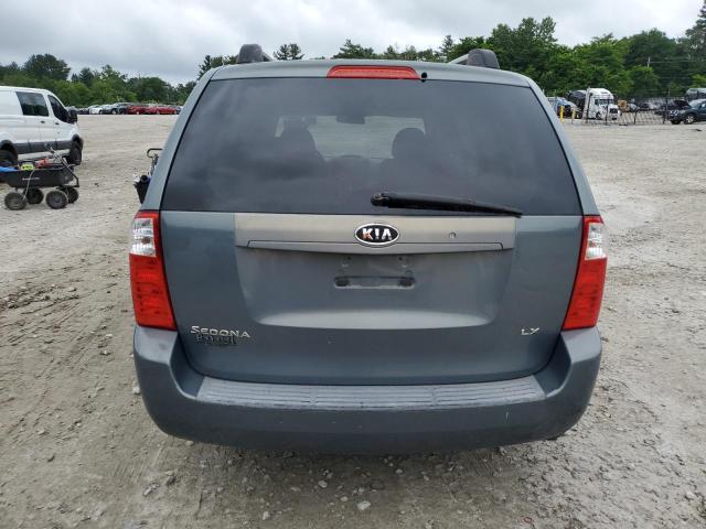 KNDMB233566050847 - 2006 KIA SEDONA EX GREEN photo 6