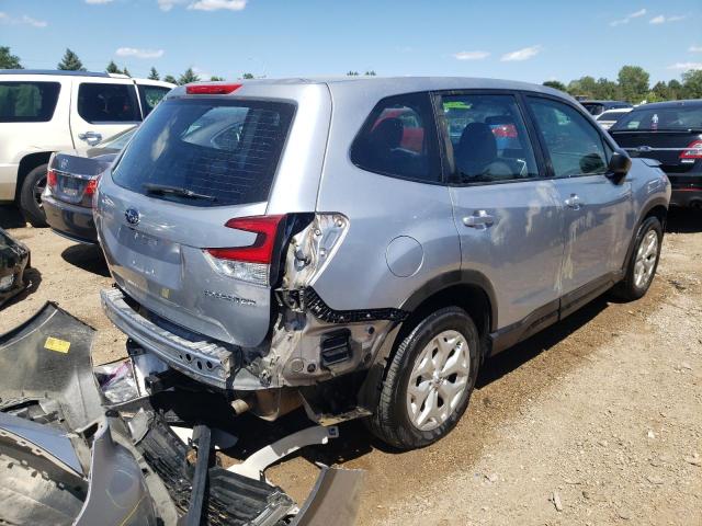 JF2SKACC1KH595820 - 2019 SUBARU FORESTER SILVER photo 3