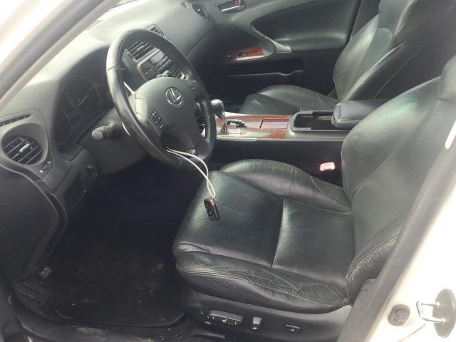JTHBK262365005386 - 2006 LEXUS IS 250 WHITE photo 7