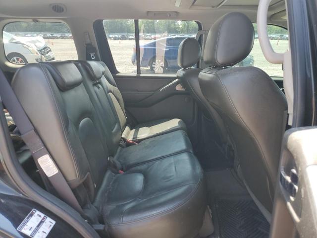 5N1AR18U86C618029 - 2006 NISSAN PATHFINDER LE BLACK photo 10