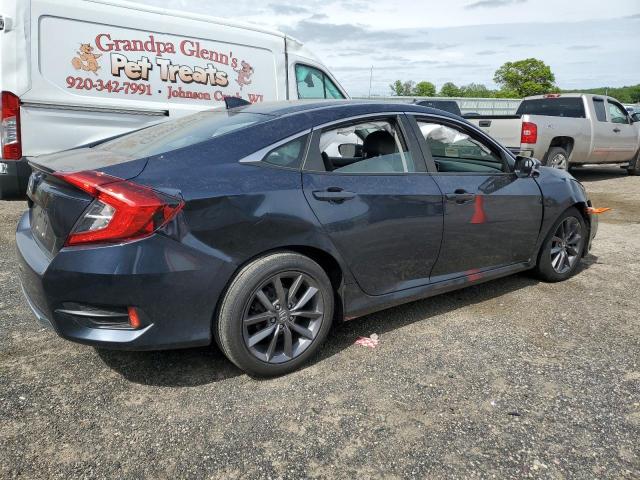 19XFC1F78LE024120 - 2020 HONDA CIVIC EXL Modrá fotografie 3