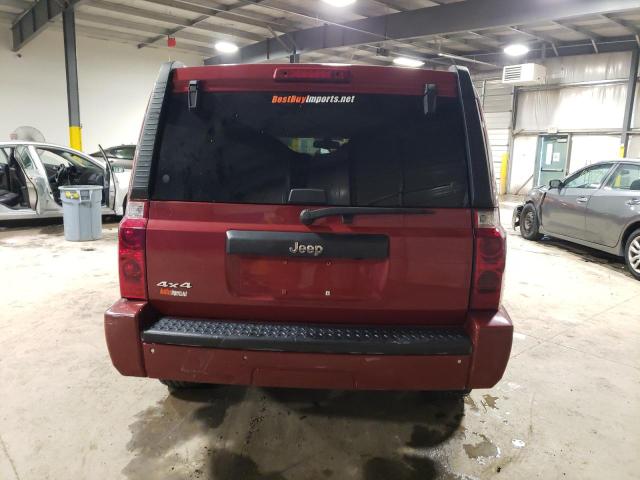 1J8HG48K86C229005 - 2006 JEEP COMMANDER 栗色 照片 6