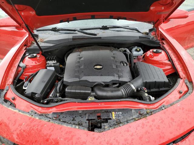 2G1FE1E37E9300600 - 2014 CHEVROLET CAMARO LS RED photo 7