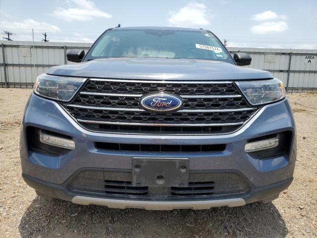 1FMSK7DH3MGB95211 - 2021 FORD EXPLORER XLT BLUE photo 5