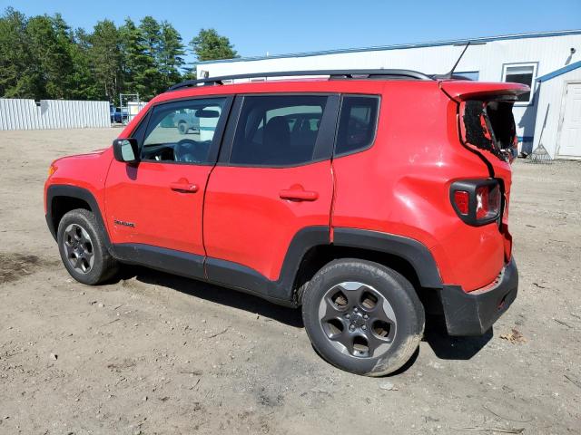 ZACCJBAT4GPE32707 - 2016 JEEP RENEGADE SPORT RED photo 2